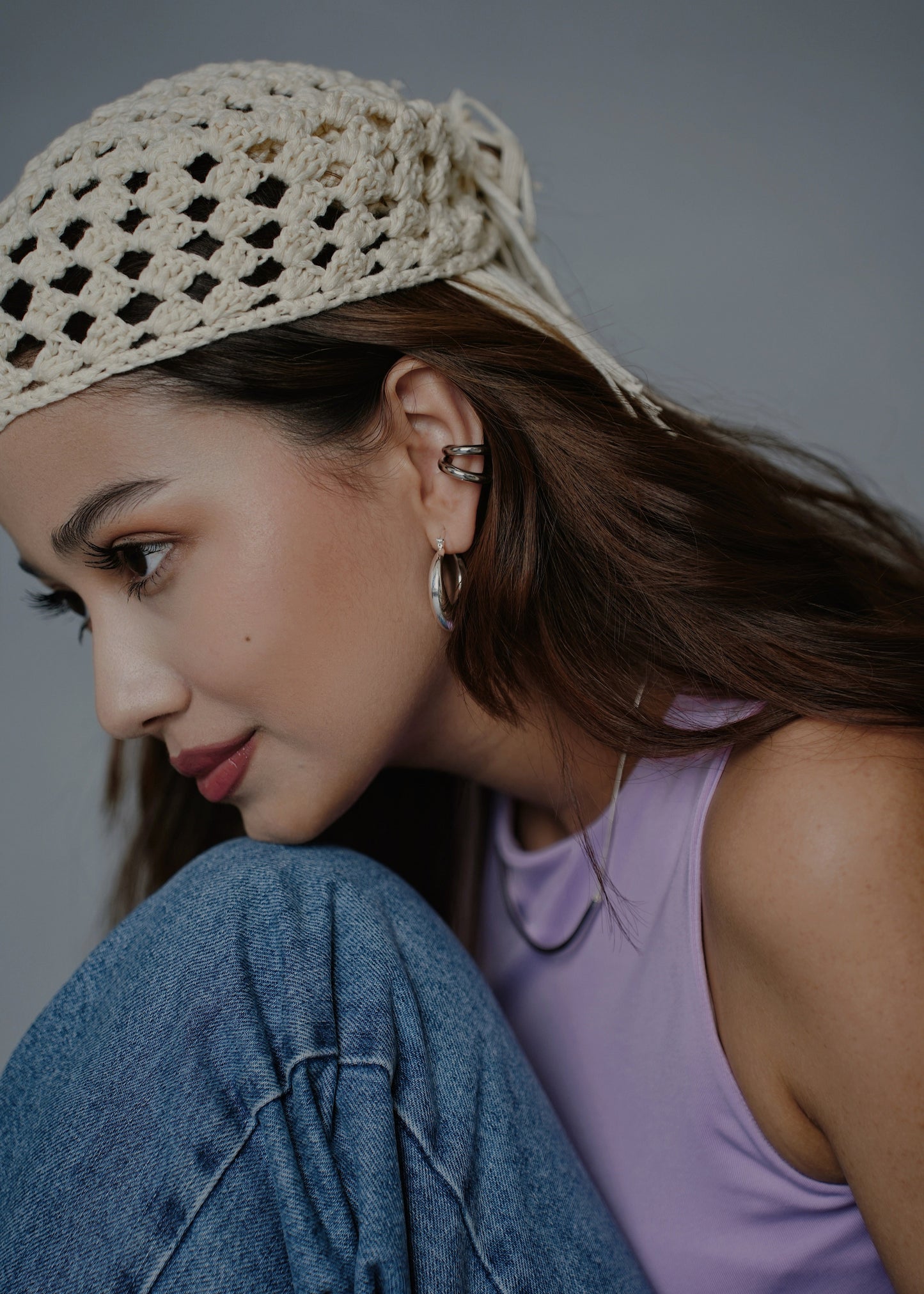 DRAMA HOOPS EARRINGS