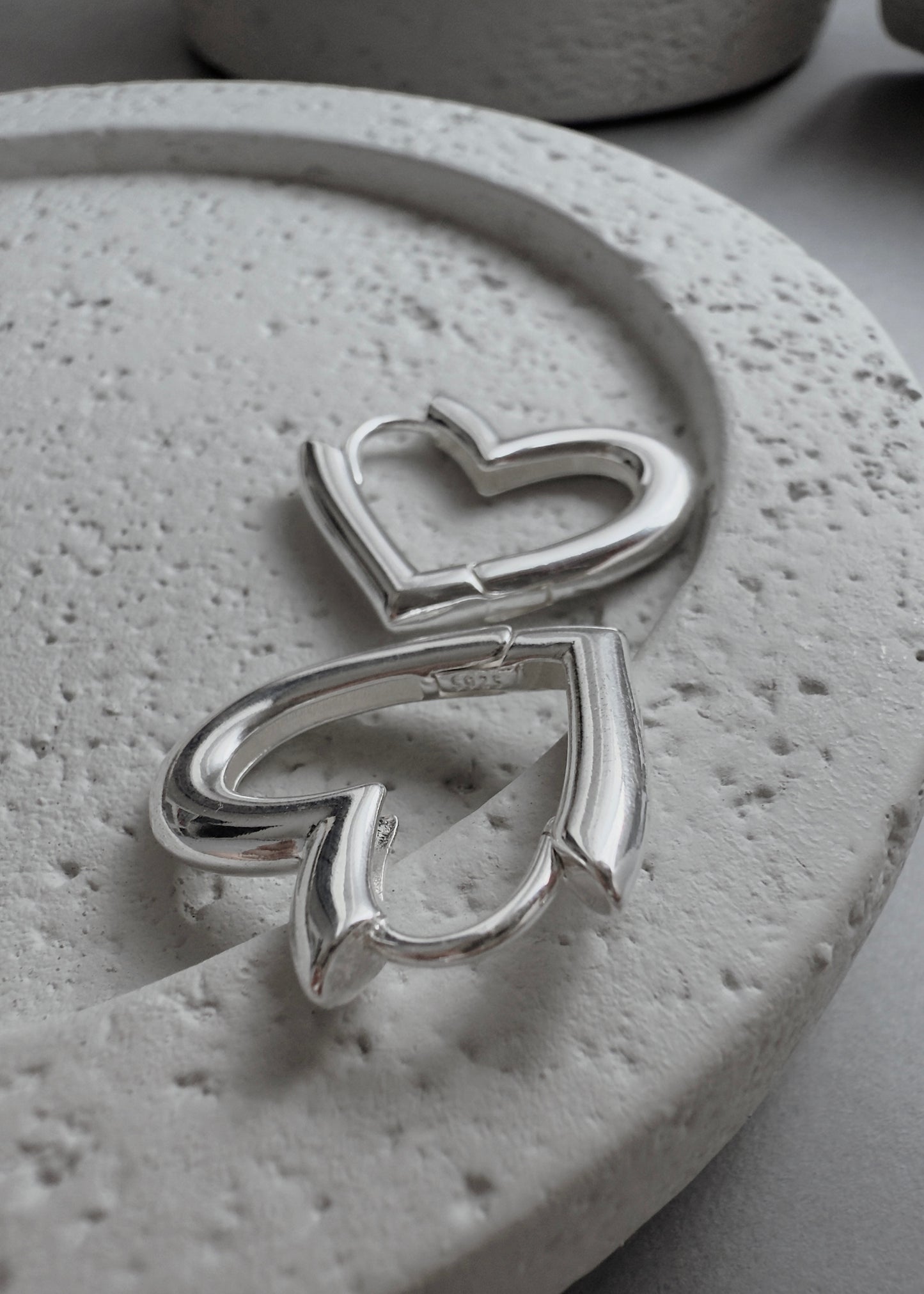 HEARTBREAKER HOOPS EARRINGS