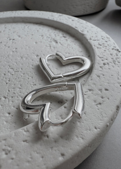 HEARTBREAKER HOOPS EARRINGS