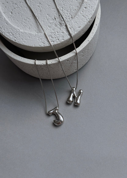 POWER LETTER NECKLACE