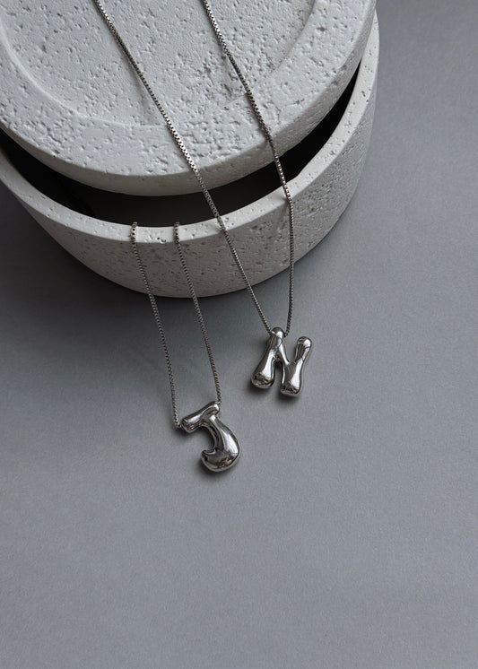 POWER LETTER NECKLACE