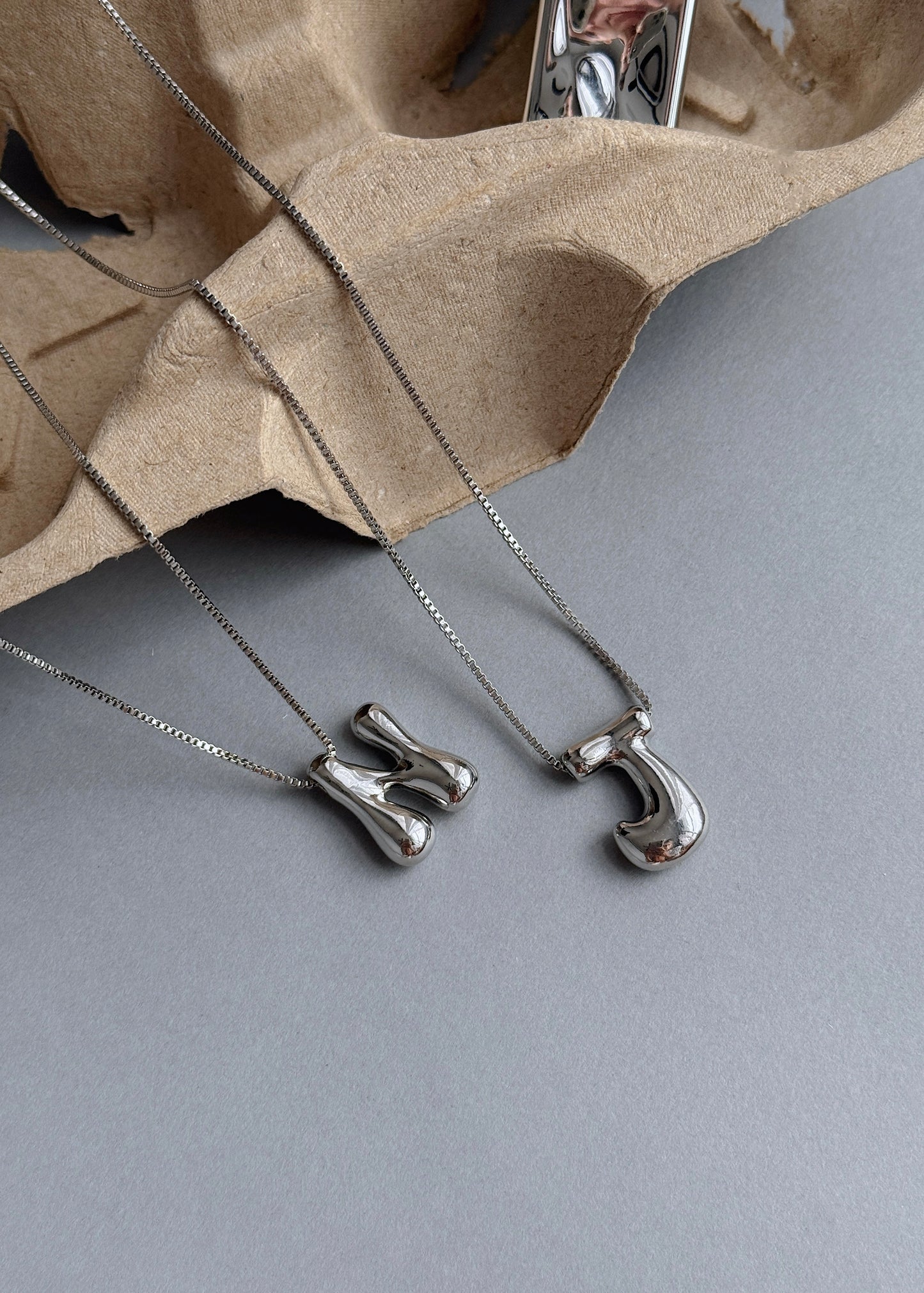 POWER LETTER NECKLACE