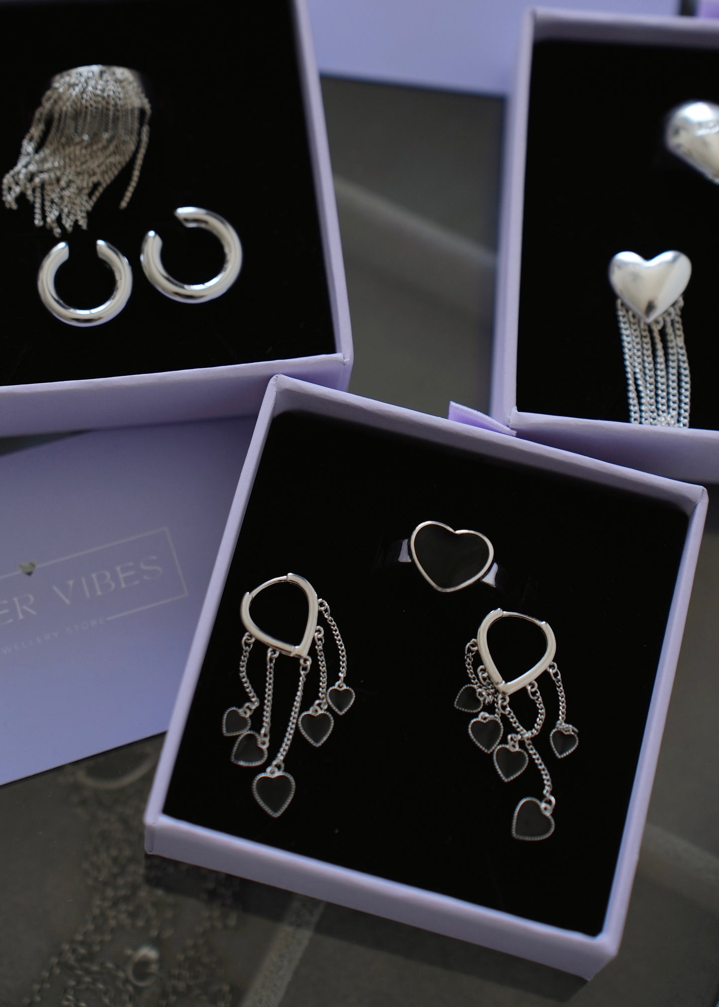 POISONED HEART DROPS EARRINGS