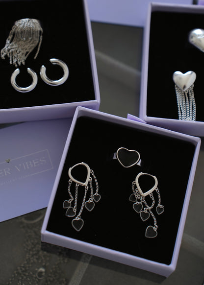 POISONED HEART DROPS EARRINGS