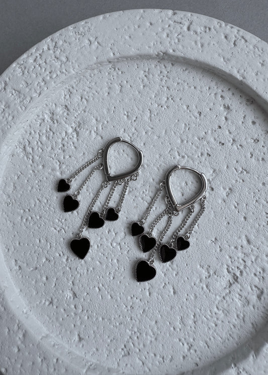 POISONED HEART DROPS EARRINGS